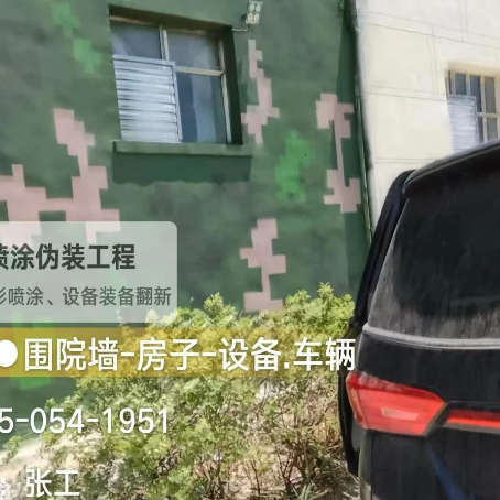 黑河数码迷彩漆施工